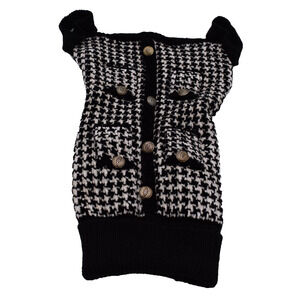 MAXX'S CLOSET Herringbone Sweater for Small Dogs & Puppies 14" Long (12-15 lbs)